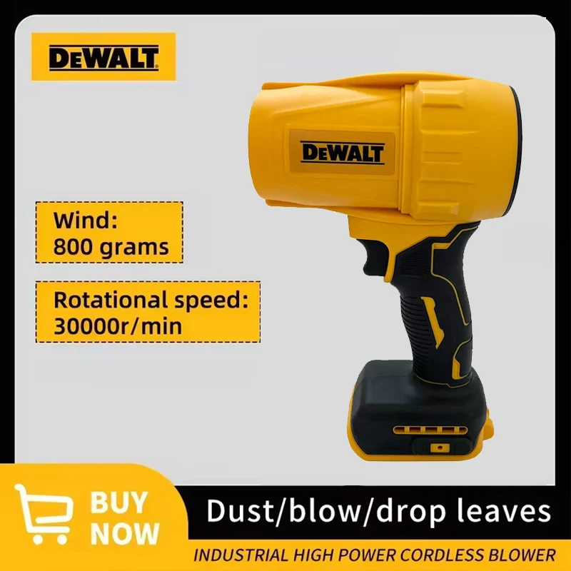 Бесщеточный воздуходувка Dewalt 30000 об/мин, беспроводной турбовентилятор, ручной жестокий вентилятор, сушилка, 20 В, перезаряжаемый инструмент для выдувания пыли
Бесщеточный воздуходувка Dewalt 30000 об/мин, беспроводной турбовентилятор, ручной жестокий вентилятор, сушилка, 20 В, перезаряжаемый инструмент для выдувания пыли
