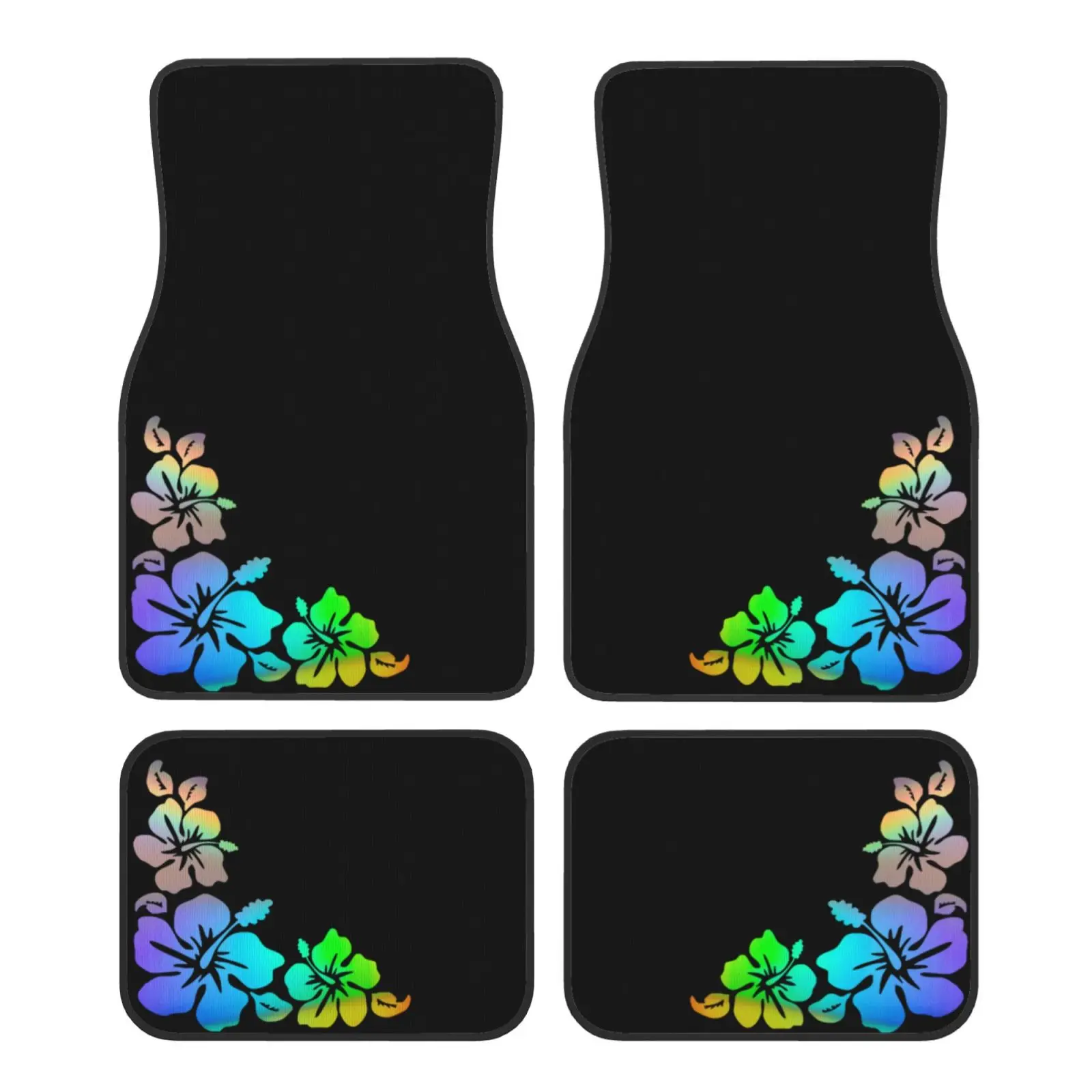 Colorful Flower Print 4-piece Car Floor Mat Suitable for All Car Interiors, Men's and Women's Universal Car Floor Mats
Colorful Flower Print 4-piece Car Floor Mat Suitable for All Car Interiors, Men's and Women's Universal Car Floor Mats