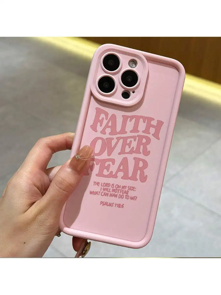 Pink TPU Phone Case With Faith Over Fear Quote For iPhone 11 12 13 14 15 Pro Max 16 Series
Pink TPU Phone Case With Faith Over Fear Quote For iPhone 11 12 13 14 15 Pro Max 16 Series
