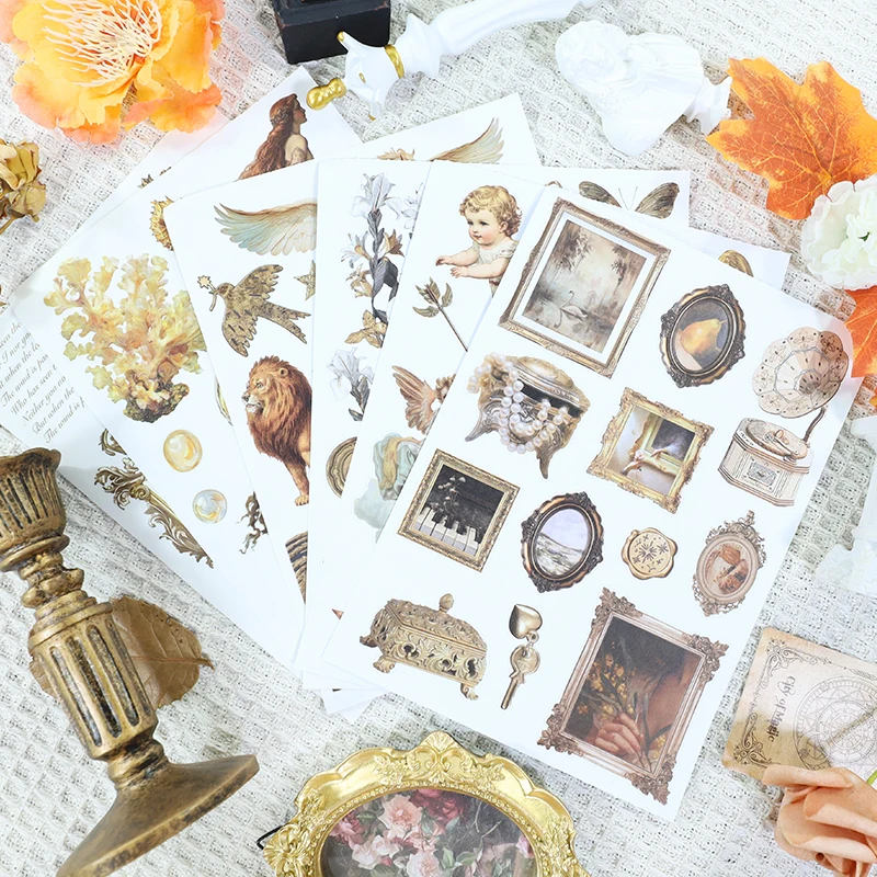 20 Pcs/set Vintage Character Statue Castle Landscape Sticker Book Creative DIY Journal Material Collage Scrapbook Stationery
20 Pcs/set Vintage Character Statue Castle Landscape Sticker Book Creative DIY Journal Material Collage Scrapbook Stationery