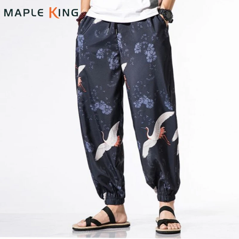 Japanese Fashion Man Pantalones Hombre Joggers 2025 Vintage Crane Printed Thin Ankle-Length Pant Plus Size 5XL Mens Sweatpants
Japanese Fashion Man Pantalones Hombre Joggers 2025 Vintage Crane Printed Thin Ankle-Length Pant Plus Size 5XL Mens Sweatpants