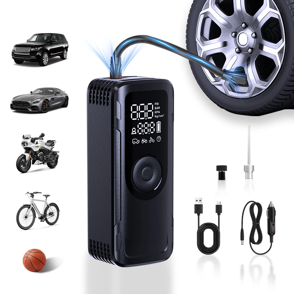Wireless ABS Car Accessory-NEWO LP23 Portable Tire Inflator With Digital PSI Monitoring 24L/min
Wireless ABS Car Accessory-NEWO LP23 Portable Tire Inflator With Digital PSI Monitoring 24L/min