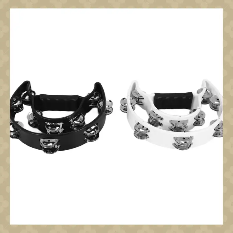ABST 2Pack 10 Inch Double Row Tambourine For Adult,Half Moon Musical Tambourine 20 Metal Jingles Hand Held Percussion Drum
ABST 2Pack 10 Inch Double Row Tambourine For Adult,Half Moon Musical Tambourine 20 Metal Jingles Hand Held Percussion Drum