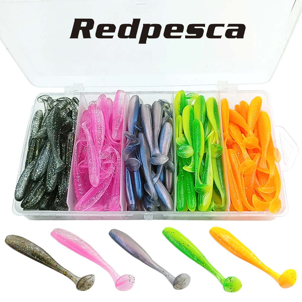 Soft Plastic Fishing Lures 5.5cm 6cm Silicone Bait Paddle Tail Swim Baits Soft Plastic Lures Kit for Bass Trout 100pcs/150pcs
Soft Plastic Fishing Lures 5.5cm 6cm Silicone Bait Paddle Tail Swim Baits Soft Plastic Lures Kit for Bass Trout 100pcs/150pcs