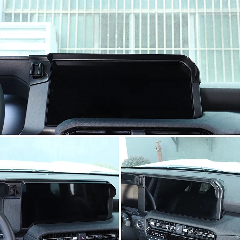 ABS Black Car GPS Navigation Screen Sun Visor Interior Car Accessories For Toyota Land Cruiser Prado 250 LC250 2024-2025
ABS Black Car GPS Navigation Screen Sun Visor Interior Car Accessories For Toyota Land Cruiser Prado 250 LC250 2024-2025
