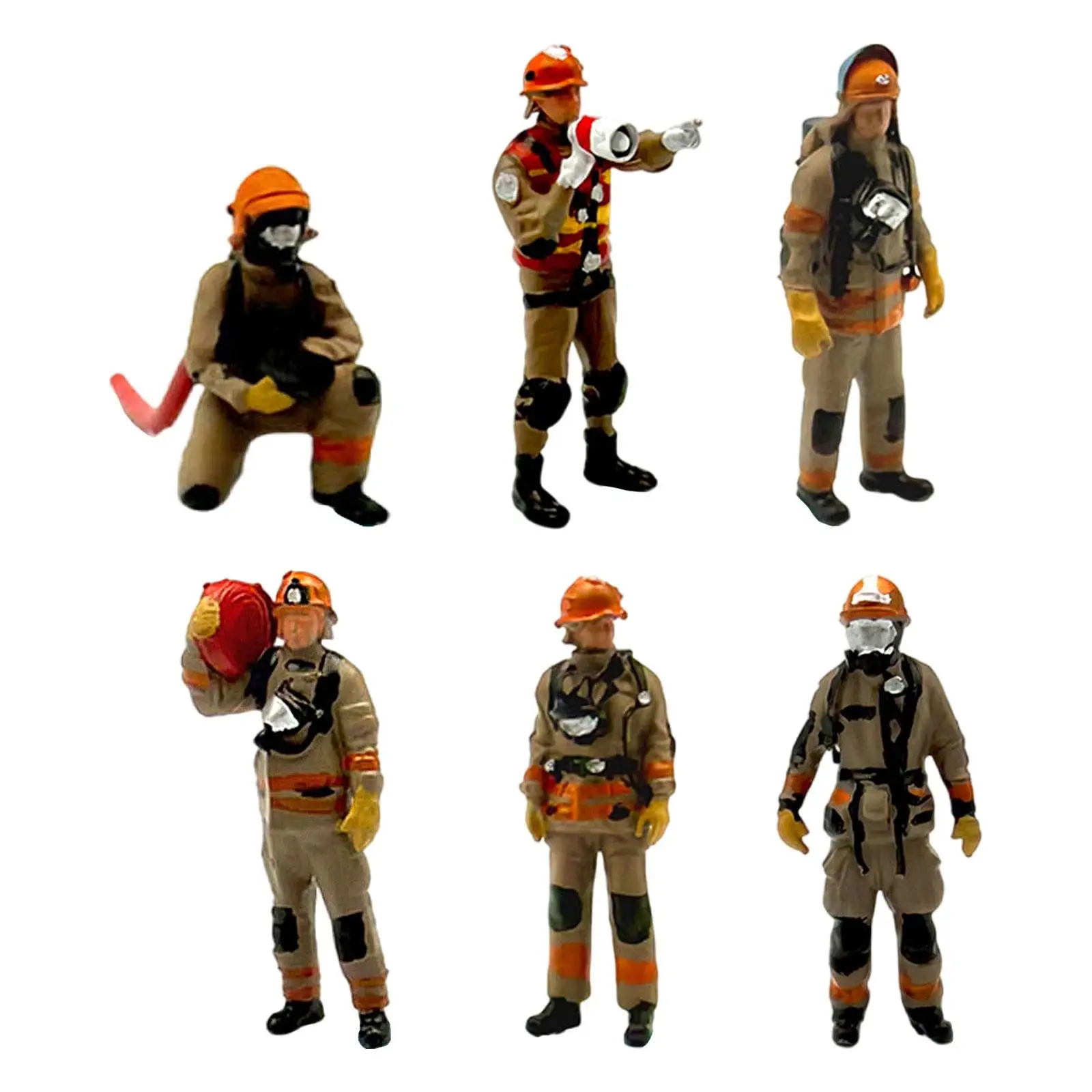 Mini Firefighter Figure Plastic ABS 1 64 Scale Realistic People Model for Diorama Props Photography Display
Mini Firefighter Figure Plastic ABS 1 64 Scale Realistic People Model for Diorama Props Photography Display
