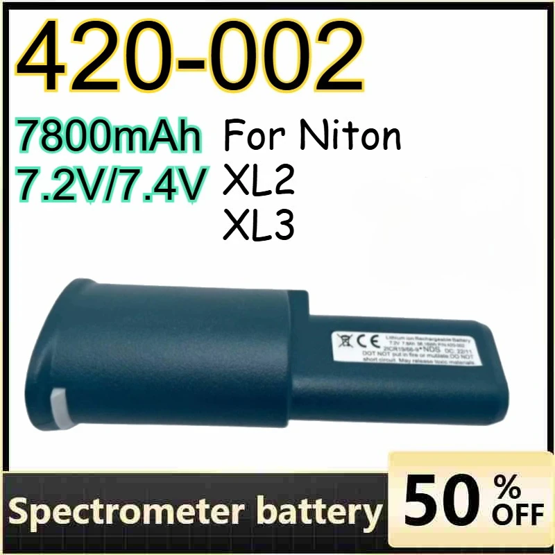 For Niton XL2 XL3 420-002 7.2V/7.4V 7800mAh Long Life Large Capacity Rechargeable Lithium Battery
For Niton XL2 XL3 420-002 7.2V/7.4V 7800mAh Long Life Large Capacity Rechargeable Lithium Battery