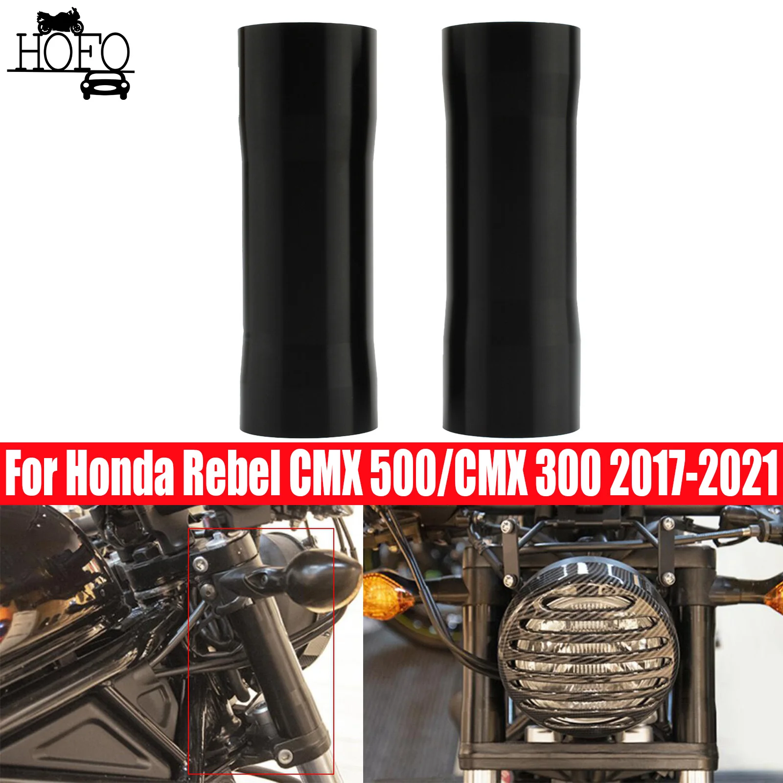 For Honda Rebel CMX 300/500 2017-2021 Motorcycle Accessories Front Fork Boot Shock Absorber Tube Slider Cover Gaiters Portector
For Honda Rebel CMX 300/500 2017-2021 Motorcycle Accessories Front Fork Boot Shock Absorber Tube Slider Cover Gaiters Portector