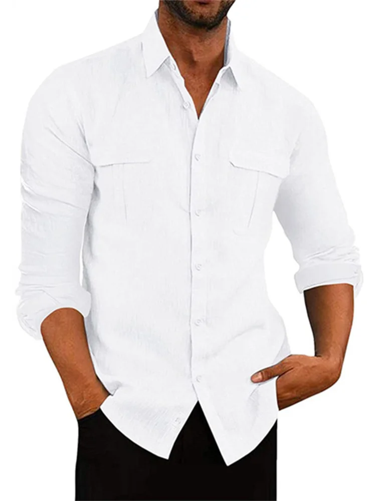 Мужской Long Sve Double ket irt Slim Fit Youth Sle Pure Color Casual irt Осенний сезон Faionable Европейский дизайн
Мужской Long Sve Double ket irt Slim Fit Youth Sle Pure Color Casual irt Осенний сезон Faionable Европейский дизайн