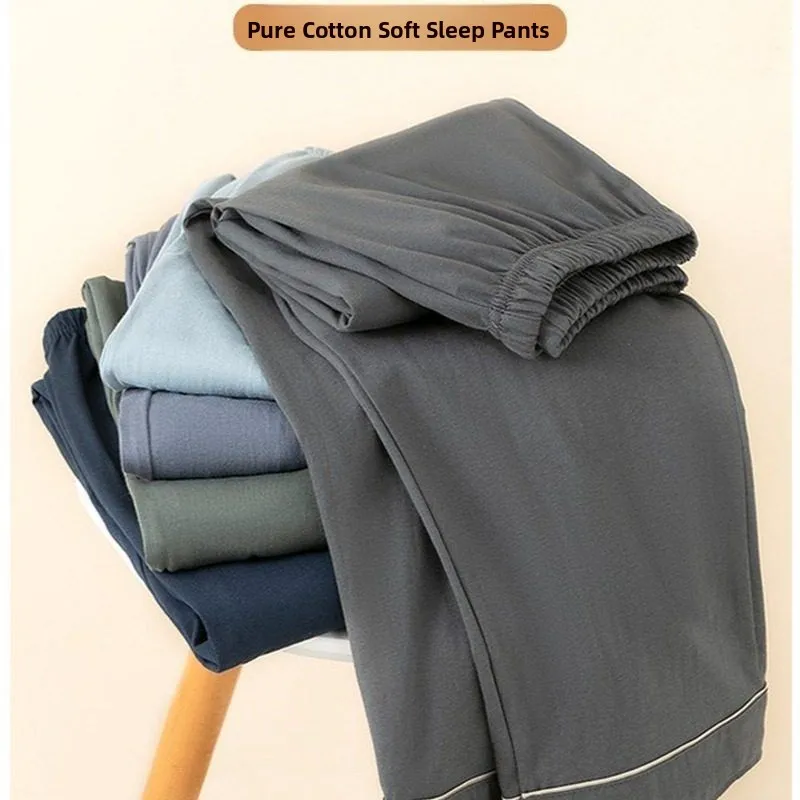 New 2026 Men's Pure Cotton Sleepwear Casual Long Pants Home Clothes Spring Autumn Style Loose Straight Leg Trousers for Outdo...
New 2026 Men's Pure Cotton Sleepwear Casual Long Pants Home Clothes Spring Autumn Style Loose Straight Leg Trousers for Outdo...