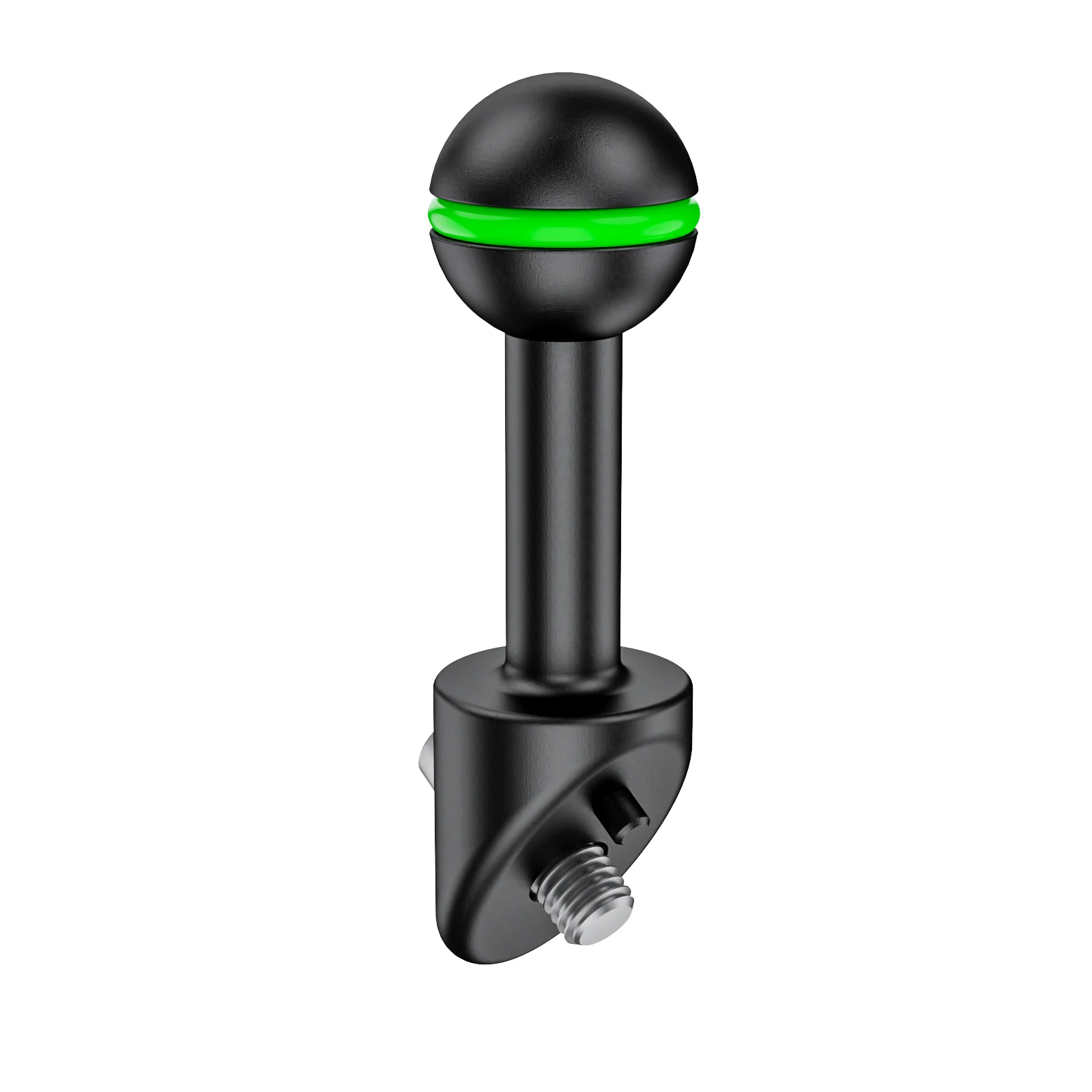 Seafrogs Ball Head installed on the inclined surface of the handle for aluminum alloy housing
Seafrogs Ball Head installed on the inclined surface of the handle for aluminum alloy housing