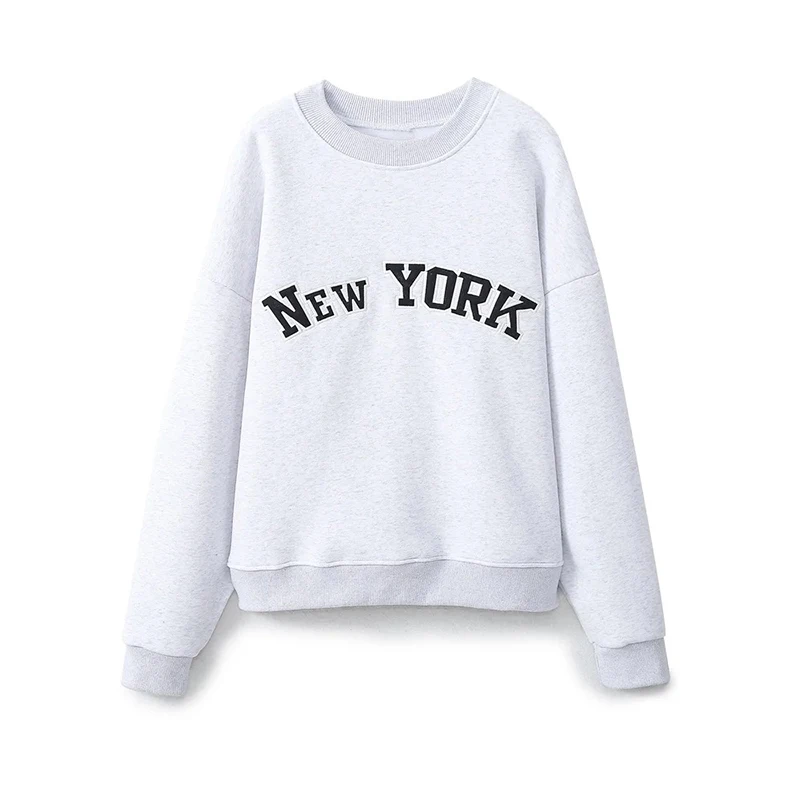 2024 Woman Vintage Gray Pullover Blouse Solid Round Collar Long Sleeves Summer New Fashion Hoodies Streetwear Mujer
2024 Woman Vintage Gray Pullover Blouse Solid Round Collar Long Sleeves Summer New Fashion Hoodies Streetwear Mujer