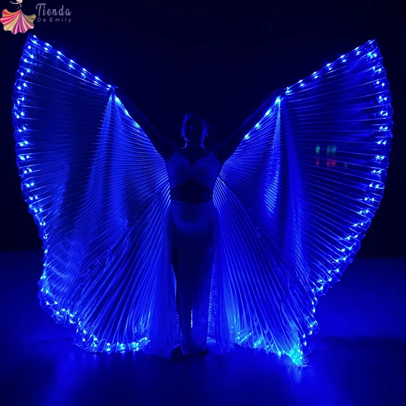 Belly Dancing Led Isis Wings Costumes With Scalable Stick Light Up Butterfly Luminous Wing Carnival Halloween Party Cape Props
Belly Dancing Led Isis Wings Costumes With Scalable Stick Light Up Butterfly Luminous Wing Carnival Halloween Party Cape Props