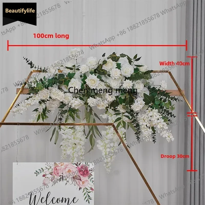 New Electroplated Arch Screen Stand for Wedding Lawn Decorations, Flower Balls, and Hanging Floral Arrangements b567
New Electroplated Arch Screen Stand for Wedding Lawn Decorations, Flower Balls, and Hanging Floral Arrangements b567