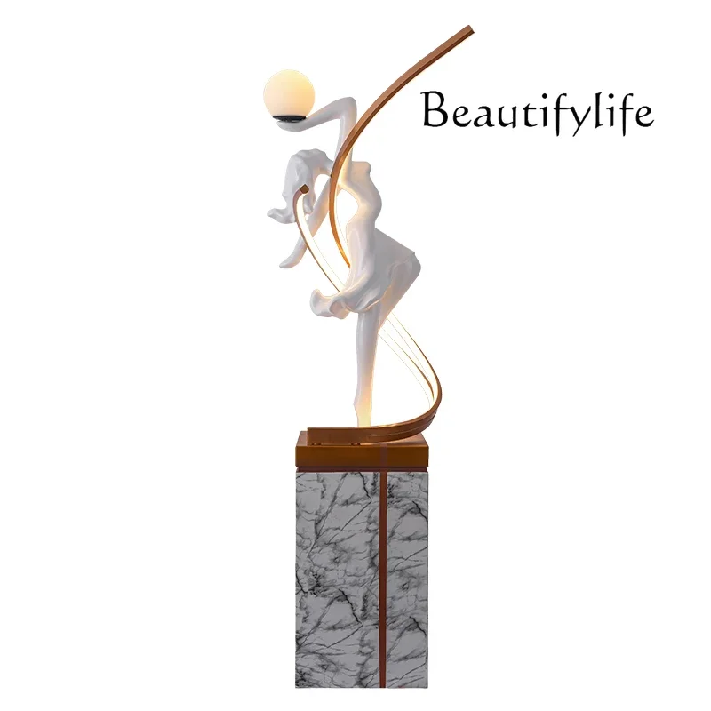 Light luxury art dancing humanoid sculpture ornament living room stairs luminous decoration floor lamp ornament
Light luxury art dancing humanoid sculpture ornament living room stairs luminous decoration floor lamp ornament