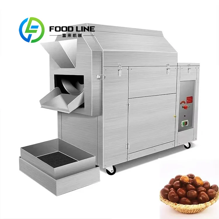 Adjustable Speed Drum Roaster Flexible Rotation Speed Switch Match Different Material Hardness And Frying Process Requirements
Adjustable Speed Drum Roaster Flexible Rotation Speed Switch Match Different Material Hardness And Frying Process Requirements