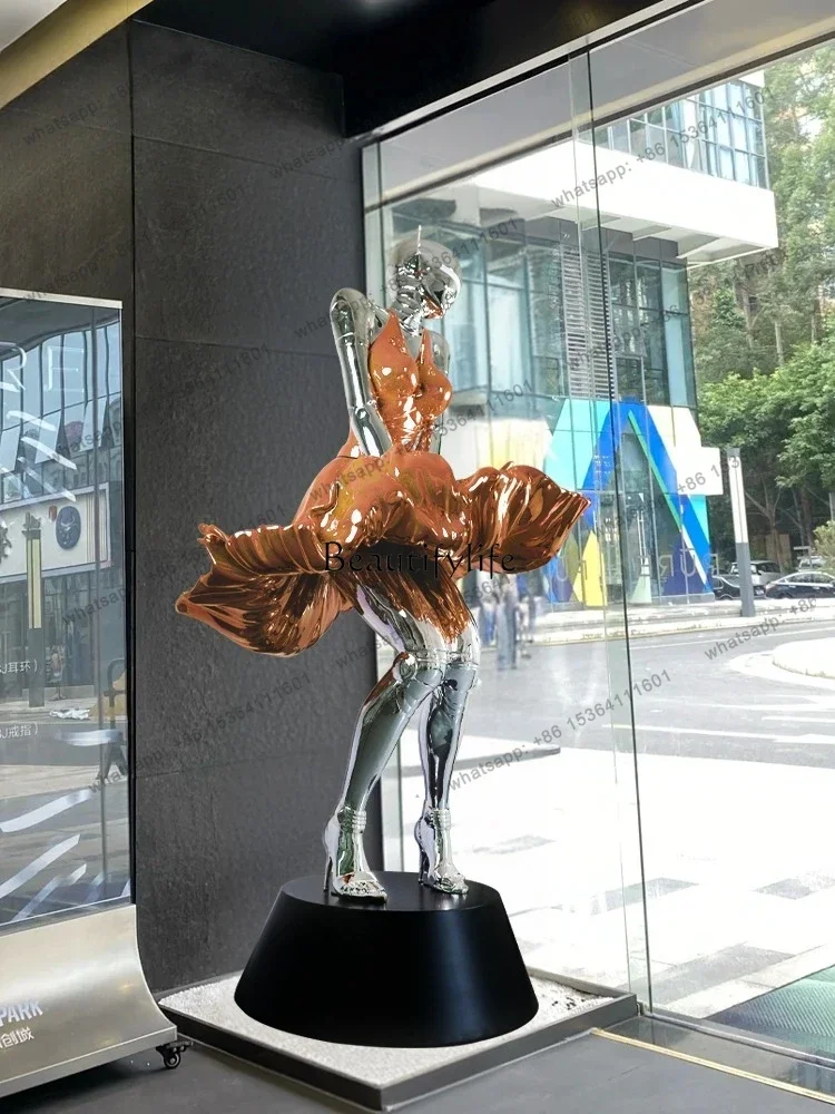 yj7 Creative KTV bar mechanical ornament large electroplating fashion fiberglass sculpture
yj7 Creative KTV bar mechanical ornament large electroplating fashion fiberglass sculpture