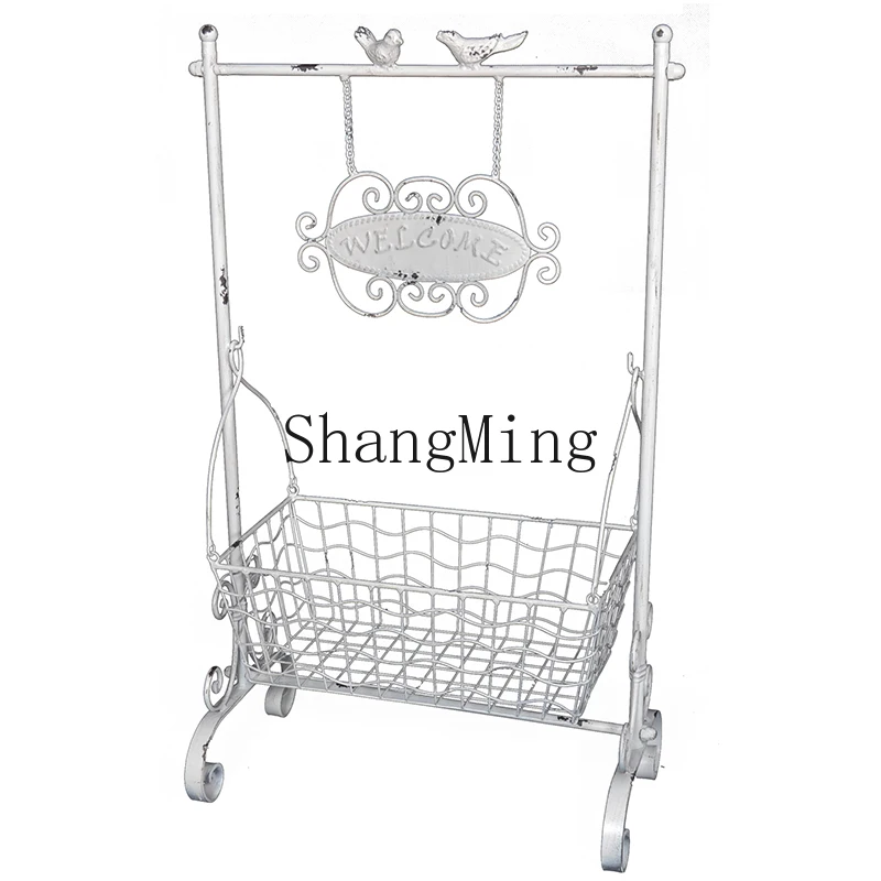 HJ new modern simple wrought iron flower stand iron shop window flower basket flower basket stand welcome sign
HJ new modern simple wrought iron flower stand iron shop window flower basket flower basket stand welcome sign