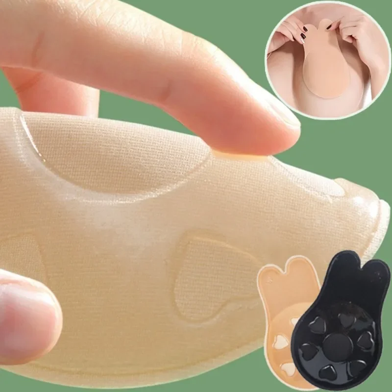 Women Push Up Bras Summer Girl Silicone Strapless Invisible Bra Cute Breathable Reusable Rabbit Nipple Cover Fashion Accessories
Women Push Up Bras Summer Girl Silicone Strapless Invisible Bra Cute Breathable Reusable Rabbit Nipple Cover Fashion Accessories