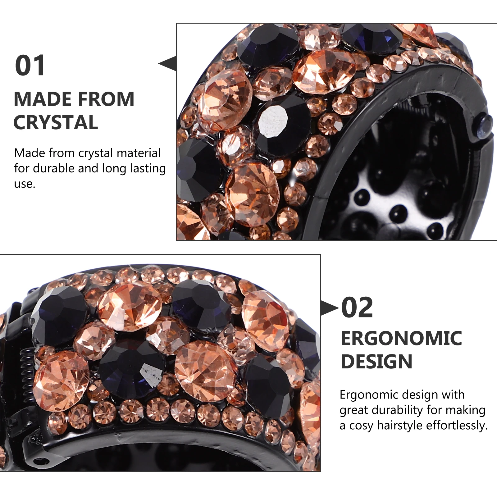 Ponytail Holder Clips Women Hair Clip Ponytail Holder Crystal Barrette for Thick Hair Up Accessories Styling Tools
Ponytail Holder Clips Women Hair Clip Ponytail Holder Crystal Barrette for Thick Hair Up Accessories Styling Tools