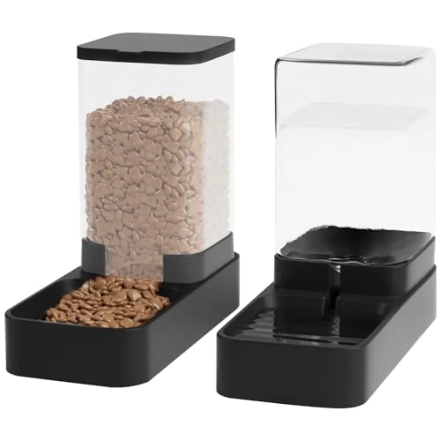 Automatic Cat Feeder and Water Dispenser in Set with Pet Food Bowl, Gravity Dog Waterer and Food Feeder for Small Medium Dog Ca
Automatic Cat Feeder and Water Dispenser in Set with Pet Food Bowl, Gravity Dog Waterer and Food Feeder for Small Medium Dog Ca