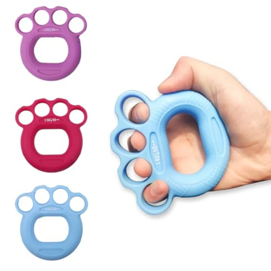 Набор из 3 тренажеров для пальцев и кистей рук с 3 уровнями сопротивления (до 2050 фунтов), эргономичный силиконовый дизайн для реабилитации и при артрите
Набор из 3 тренажеров для пальцев и кистей рук с 3 уровнями сопротивления (до 2050 фунтов), эргономичный силиконовый дизайн для реабилитации и при артрите