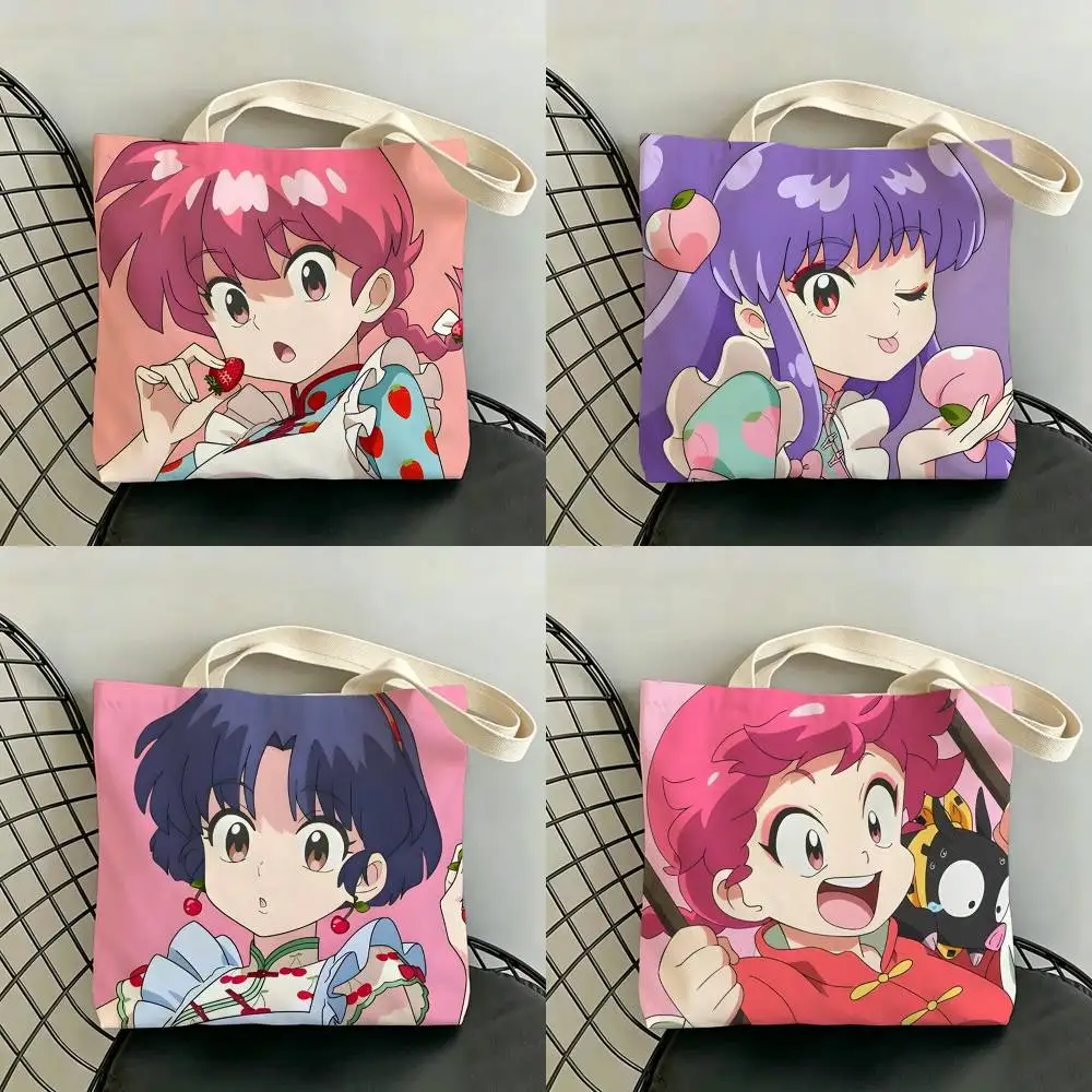 COOL R-Ranma1 2 Storage Bags Canvas Double-Sided Print Women Large Tote Bag Durable Beach Picnic Foldable Gift Eco
COOL R-Ranma1 2 Storage Bags Canvas Double-Sided Print Women Large Tote Bag Durable Beach Picnic Foldable Gift Eco