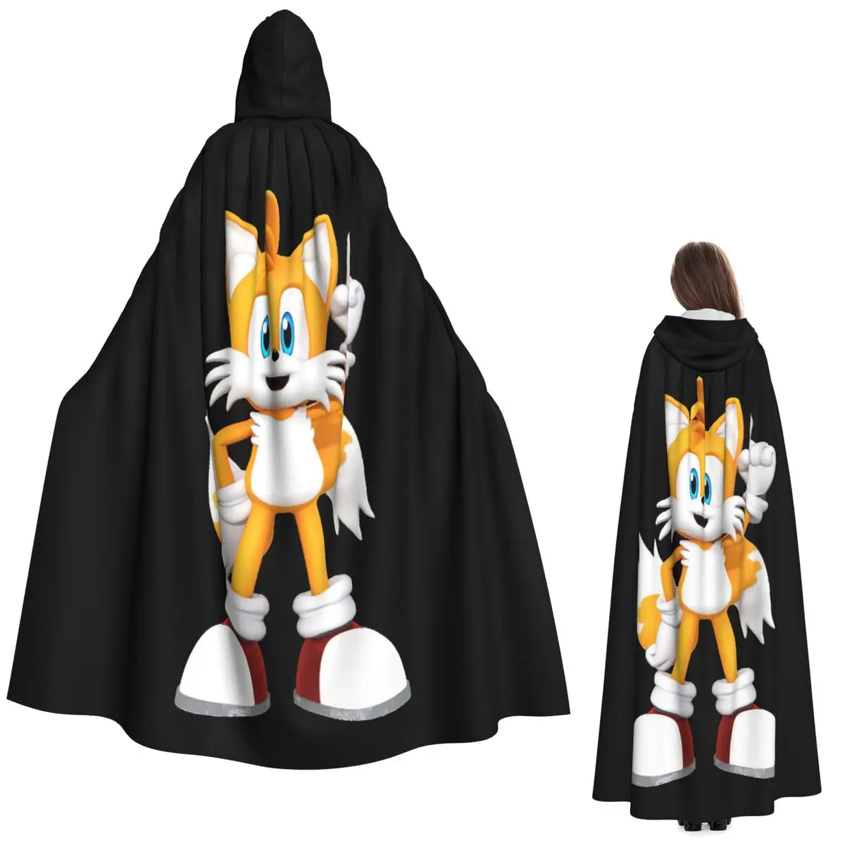 Хвосты Лиса Соник Ежик Длинный плащ с капюшоном Ведьма Средневековый костюм Косплей Накидка Хэллоуин Вампир Взрослый Унисекс
Хвосты Лиса Соник Ежик Длинный плащ с капюшоном Ведьма Средневековый костюм Косплей Накидка Хэллоуин Вампир Взрослый Унисекс
