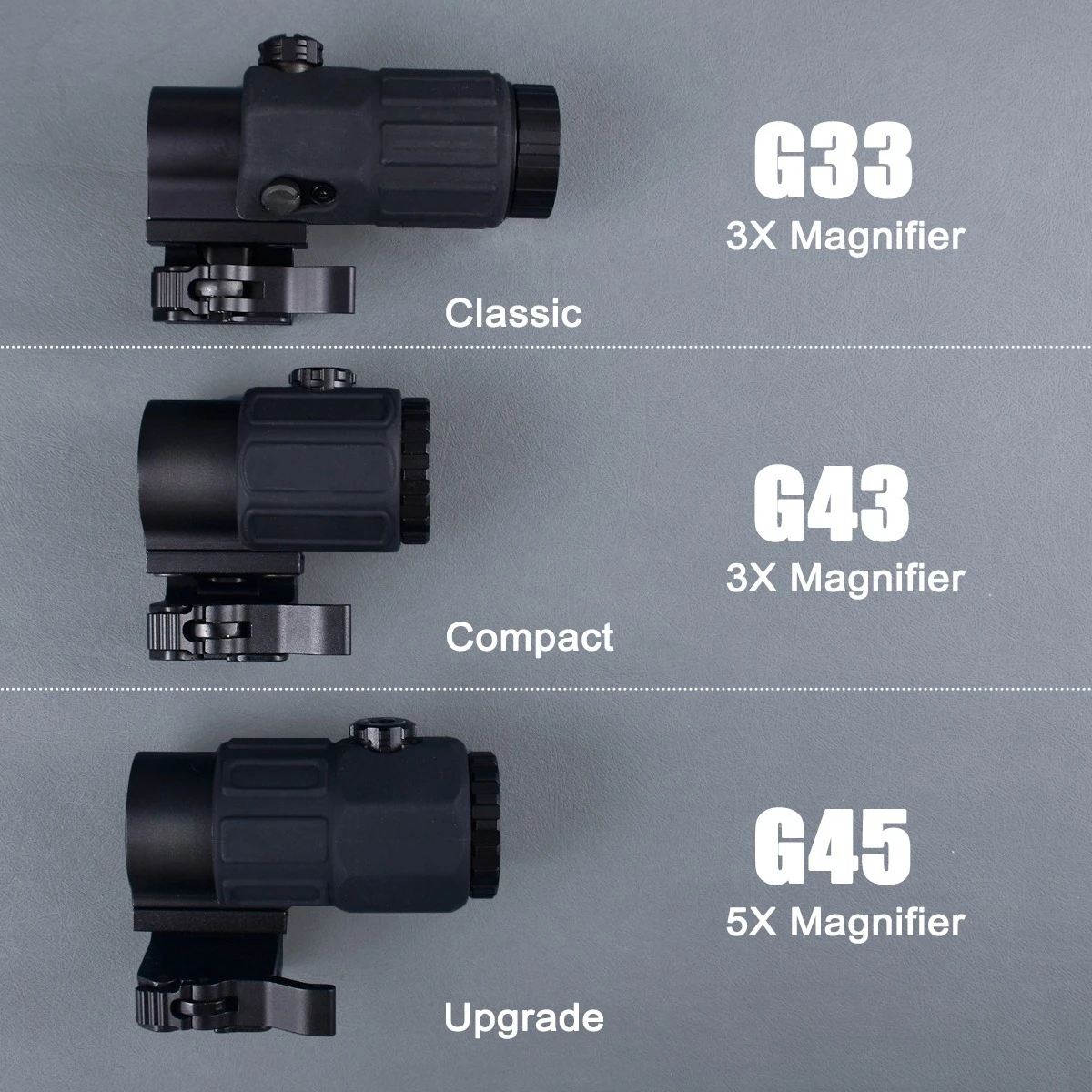 E*t*ch G45 5X Magnifier Sight Scope G33 G43 3X Folding Side Flip Magnifiers Hunting Amplify Adjustable Scopes Tactical Combo
E*t*ch G45 5X Magnifier Sight Scope G33 G43 3X Folding Side Flip Magnifiers Hunting Amplify Adjustable Scopes Tactical Combo