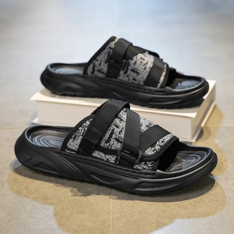 Men's fashion slippers summer soft-sole anti-slip breathable lightweight outdoor walking casual slippers comfort sports slippers
Men's fashion slippers summer soft-sole anti-slip breathable lightweight outdoor walking casual slippers comfort sports slippers