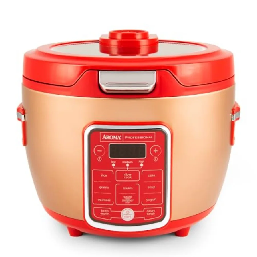 Cool Touch Rice Cooker with Glass Lid Food Steamer Slow Cooker Multicooker with 11 Preset Functions Steam Tray Measuring Cup Ri
Cool Touch Rice Cooker with Glass Lid Food Steamer Slow Cooker Multicooker with 11 Preset Functions Steam Tray Measuring Cup Ri
