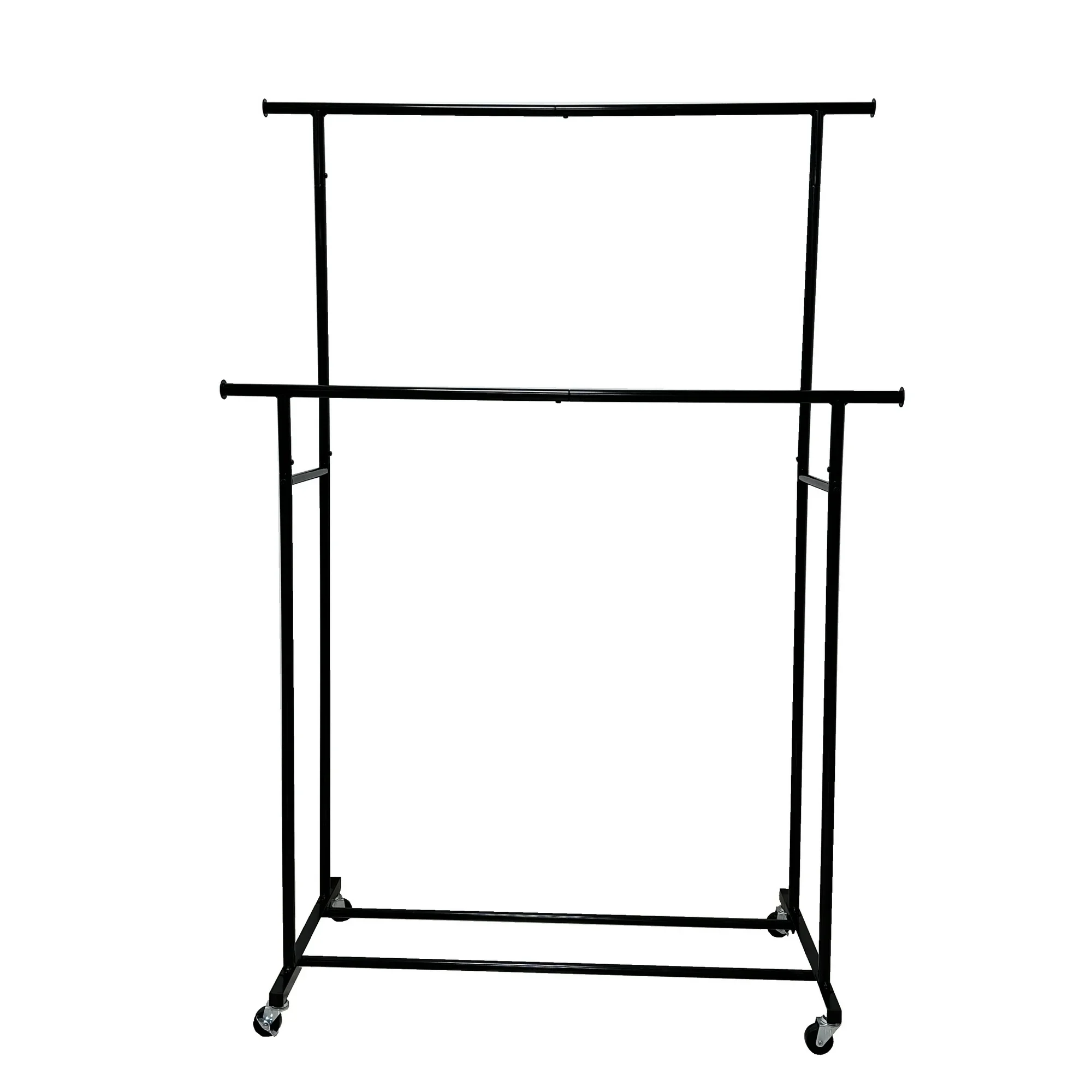 Double Garment Clothes Rack, Rich Black Metal Frame, Heavy-Duty and Durable Clothing Organizer for Home, Bedroom, Closet, Laundry Room, or Retail Display, Adjustable Height, Space-Saving Free-Standing Garment Rack for Coats, Shirts, Dresses, or Jackets
Double Garment Clothes Rack, Rich Black Metal Frame, Heavy-Duty and Durable Clothing Organizer for Home, Bedroom, Closet, Laundry Room, or Retail Display, Adjustable Height, Space-Saving Free-Standing Garment Rack for Coats, Shirts, Dresses, or Jackets