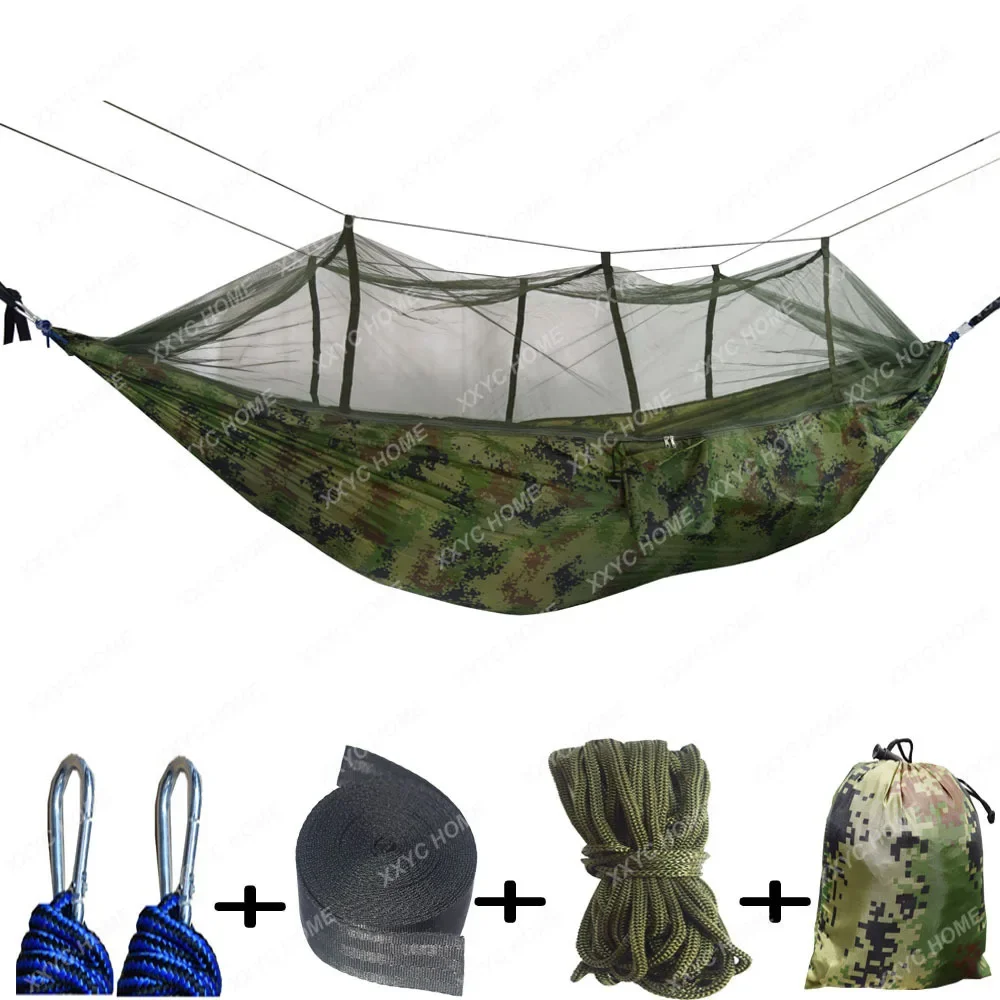 Outdoor Mosquito Net Hammock Camping with Mosquito Net Ultralight Nylon Double Army Green Camping Aerial Tent
Outdoor Mosquito Net Hammock Camping with Mosquito Net Ultralight Nylon Double Army Green Camping Aerial Tent