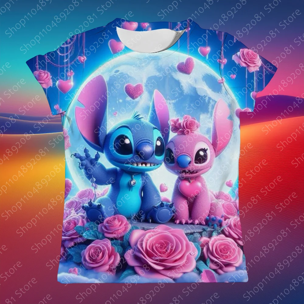 Children's Clothing Girls T Shirt Disney Stitch Printed Cute Cartoon Kids Short Sleeve Tops Animal Boys Stich Summer O Neck Tees
Children's Clothing Girls T Shirt Disney Stitch Printed Cute Cartoon Kids Short Sleeve Tops Animal Boys Stich Summer O Neck Tees