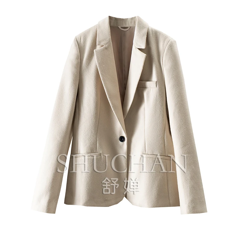 85% Wool Long-sleeved Blazer Women 08C7 Cropped Blazer 2025 New Slim Office Lady Blazer Mujer De Moda
85% Wool Long-sleeved Blazer Women 08C7 Cropped Blazer 2025 New Slim Office Lady Blazer Mujer De Moda