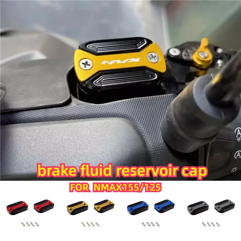 For NMAX155 NMAX125 CNC Aluminum Front Brake Fluid Reservoir Cap Oil Tank Cover Modified Accessories
For NMAX155 NMAX125 CNC Aluminum Front Brake Fluid Reservoir Cap Oil Tank Cover Modified Accessories