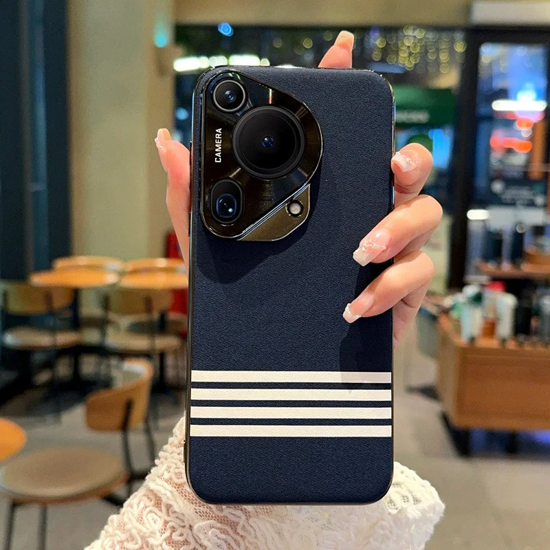 Чехол для Huawei Pura 70 Ultra 70pro + простой четырехбарный тканевый текстурированный кожаный чехол, противоударный бампер Pura 70 Pro Plus
Чехол для Huawei Pura 70 Ultra 70pro + простой четырехбарный тканевый текстурированный кожаный чехол, противоударный бампер Pura 70 Pro Plus