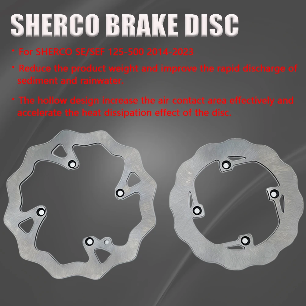 Аксессуары для мотоциклов для SHERCO 2014-2023, передний и задний тормозной диск, стальной ротор SE SEF 125 250 300 450 500, пит-байк, мотокросс
Аксессуары для мотоциклов для SHERCO 2014-2023, передний и задний тормозной диск, стальной ротор SE SEF 125 250 300 450 500, пит-байк, мотокросс