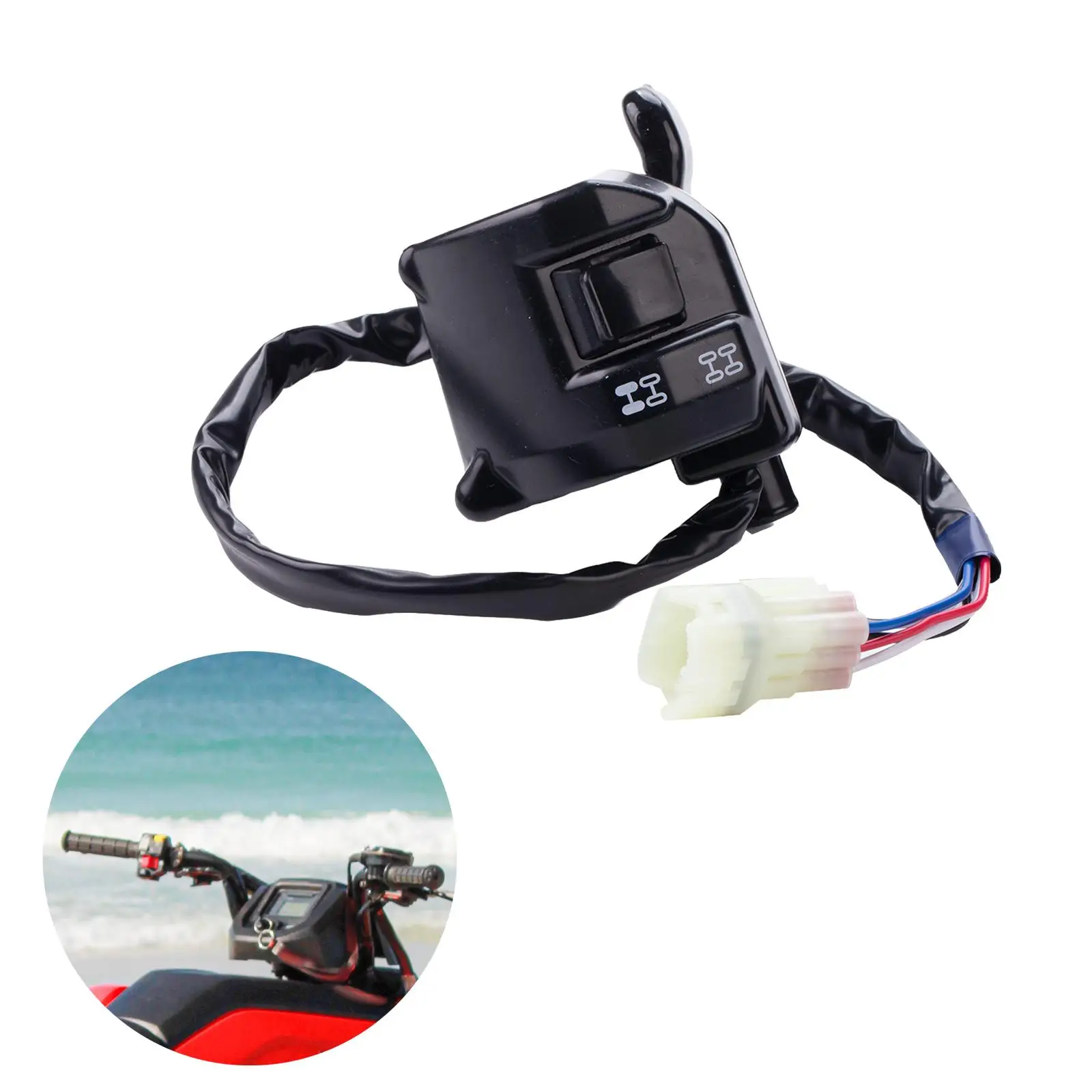 ATV Throttle Lever Handle 707000595 Accessories Stylish Plug and Play Repair Parts Black
ATV Throttle Lever Handle 707000595 Accessories Stylish Plug and Play Repair Parts Black