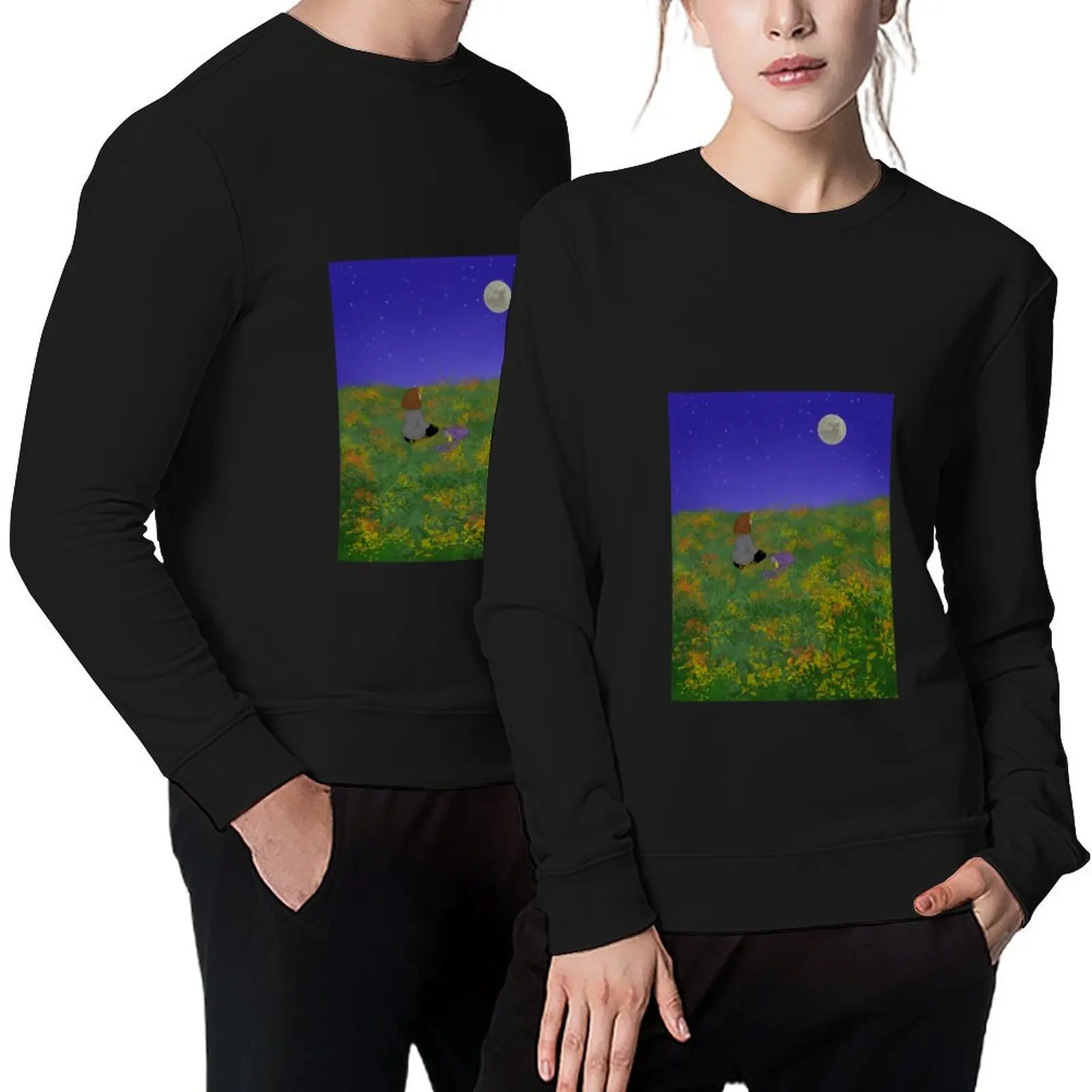 Girl Sitting in a Grassy Field Under a Starry Sky Pullover men wear anime clothes men's clothes sweatshirt men
Girl Sitting in a Grassy Field Under a Starry Sky Pullover men wear anime clothes men's clothes sweatshirt men