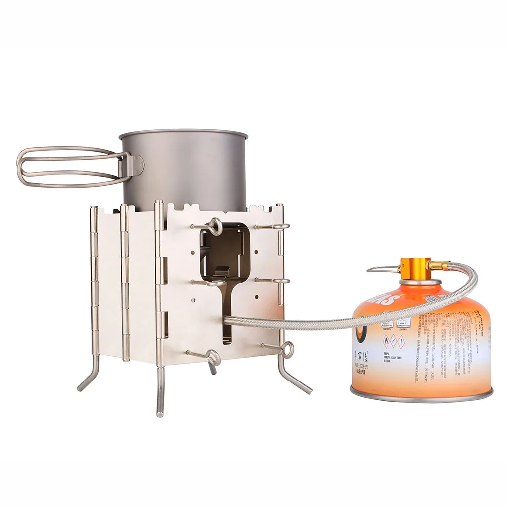 Multifunctional folding camping stove, wood stove, multi-fuel windproof gas stove, picnic stove
Multifunctional folding camping stove, wood stove, multi-fuel windproof gas stove, picnic stove