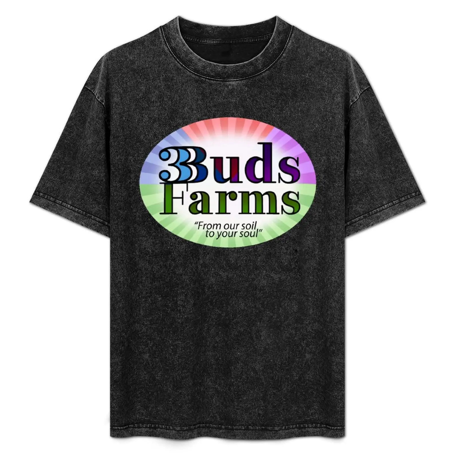 Colorful Three Buds Farms Logo T-Shirt Big and Tall Loose Fit T-Shirt
Colorful Three Buds Farms Logo T-Shirt Big and Tall Loose Fit T-Shirt