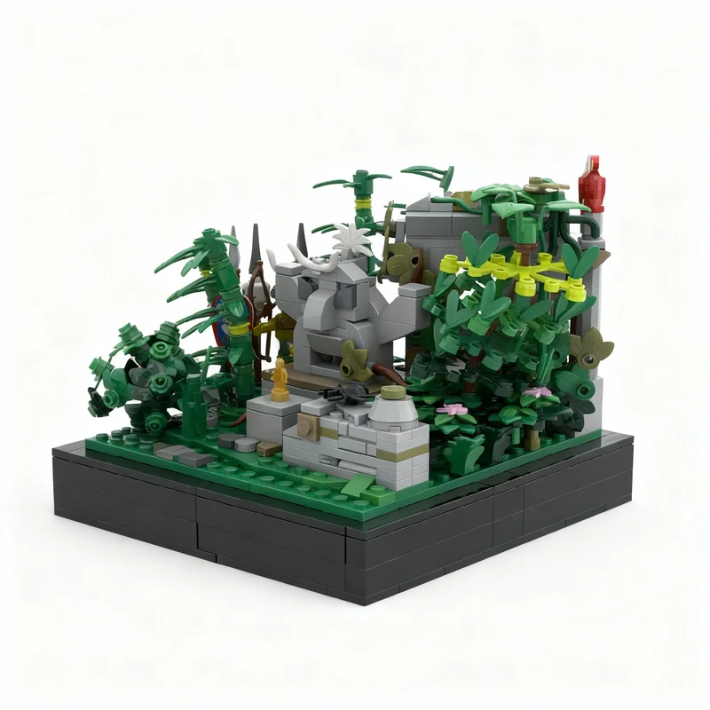589PCS MOC Pirate Sailing Curse Golden Idol Temple Trap Working Crushing Statue Mechanism Model Building Blocks DIY Gift Display
589PCS MOC Pirate Sailing Curse Golden Idol Temple Trap Working Crushing Statue Mechanism Model Building Blocks DIY Gift Display