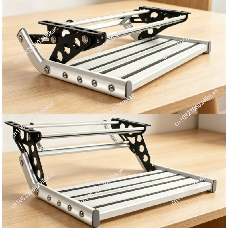 Aluminum alloy rv electric foldable pedal single-layer double-layer lighted rv boarding pedal DX0109
Aluminum alloy rv electric foldable pedal single-layer double-layer lighted rv boarding pedal DX0109