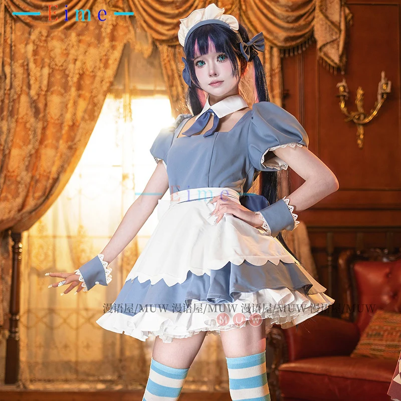 New Stocking Maid Cosplay Costume Wome Cute Blue Dress Halloween Carnival Uniforms Fancy Outfits Anime Clothings Custom Made
New Stocking Maid Cosplay Costume Wome Cute Blue Dress Halloween Carnival Uniforms Fancy Outfits Anime Clothings Custom Made