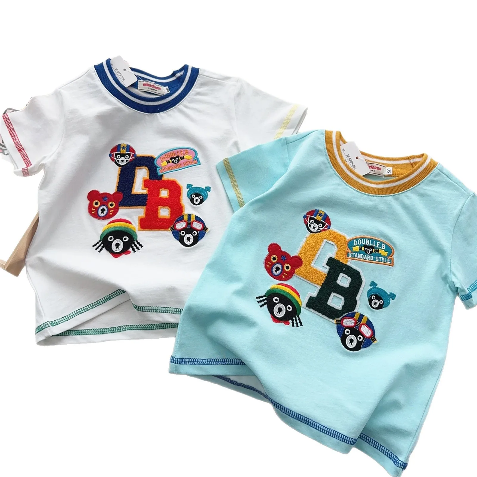 Japanese Miki Children's Clothing Short Sleeved Wholesale 25 Summer Boys And Girls Hip-hop Bear Towel Embroidered Casual T-shirt
Japanese Miki Children's Clothing Short Sleeved Wholesale 25 Summer Boys And Girls Hip-hop Bear Towel Embroidered Casual T-shirt