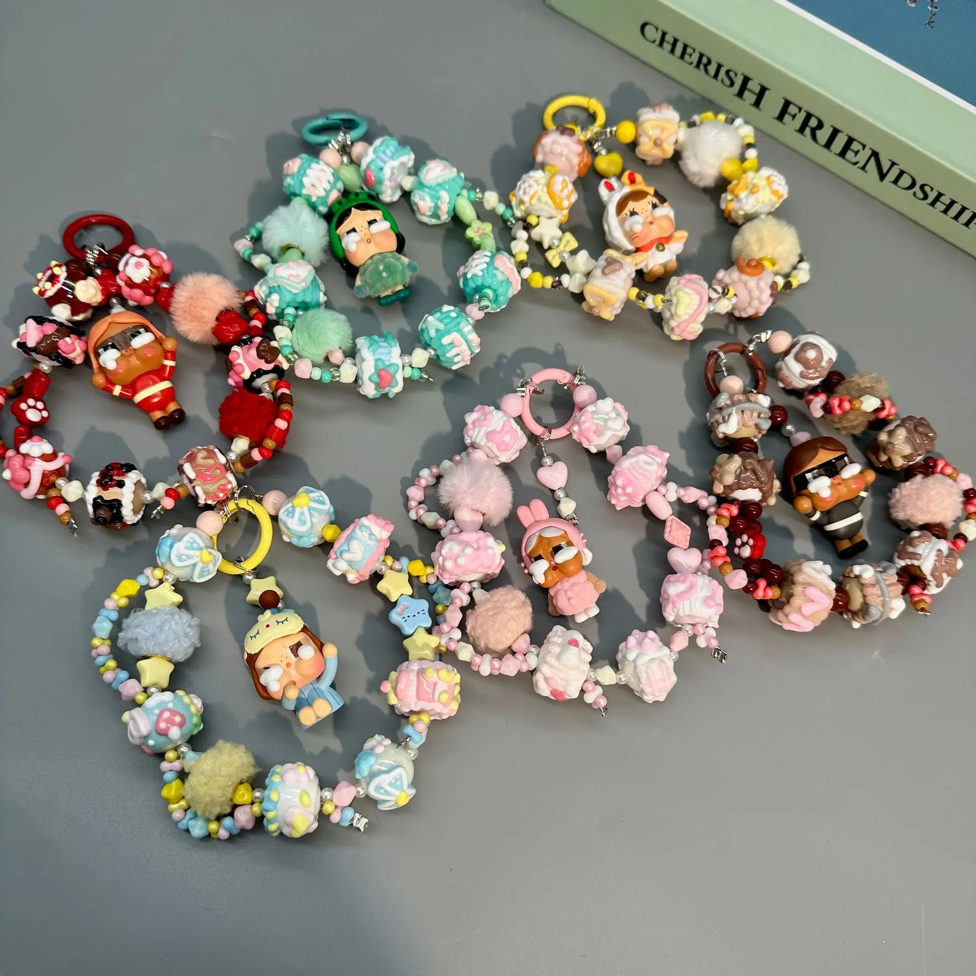 New Crybaby Keychain Kawaii Cell Phone Charms Hand-painted Beaded Series DIY Handmade Beaded Handbag Chain Bag Charms
New Crybaby Keychain Kawaii Cell Phone Charms Hand-painted Beaded Series DIY Handmade Beaded Handbag Chain Bag Charms