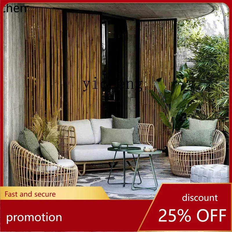 HXL Outdoor Rattan Woven Sofa Courtyard Waterproof Sunproof Terrace Villa Hotel Sofa
HXL Outdoor Rattan Woven Sofa Courtyard Waterproof Sunproof Terrace Villa Hotel Sofa