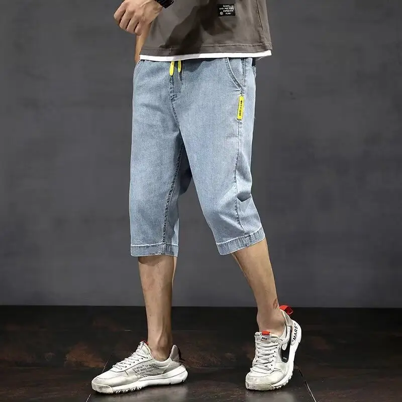 Denim Shorts Men's Summer Loose Thin Breathable Trendy Brand Workwear Handsome Casual Five-point Mid-size Pants
Denim Shorts Men's Summer Loose Thin Breathable Trendy Brand Workwear Handsome Casual Five-point Mid-size Pants