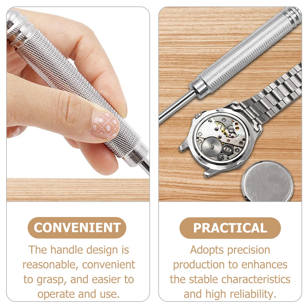 Alloy Steel Watch Back Opener Precision Screwdriver for Repair Practical Prying Tool Watch Case Movement Opener
Alloy Steel Watch Back Opener Precision Screwdriver for Repair Practical Prying Tool Watch Case Movement Opener